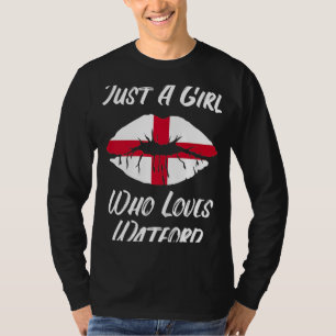 Lips Mouth Love Saint George's Cross Flag Watford T-Shirt