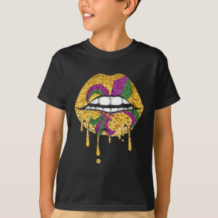 Lips Party Masquerade Costume Party Mardi Gras T-Shirt