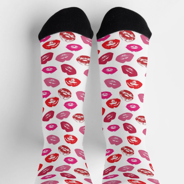 Lips Pattern Socks (Top)