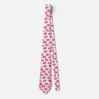 Lips Pattern Tie