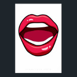 Lips Retro Pop Art Poster 60s 70s | Quote<br><div class="desc">"Speak your truth" 60's 70's Retro poster - Minimalist Red Lips
Looks fabulous in a black frame.

Follow me on Instagram or Facebook or subscribe for updates on TakaraBeech.com ...  I'd love to connect with you.

Share your new art work on social media and tag #takarabeech</div>