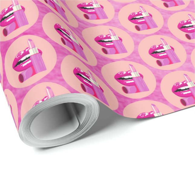 Lips Wrapping Paper (Roll Corner)