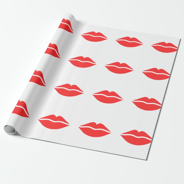 LIPS WRAPPING PAPER (Unrolled)