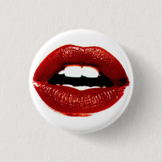 Lipstick 1 Inch Round Button
