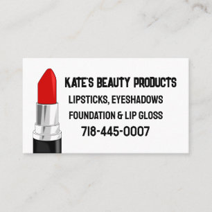 LIPSTICK CARTES DE VISITE PERSONNALISÉS