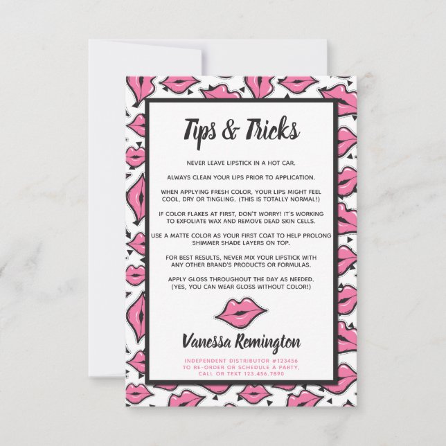 Lipstick Distributor Tips & Tricks Pink Kiss (Front)