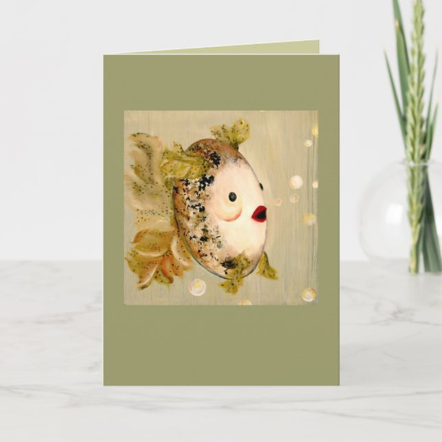 Lipstick fish card (Front)
