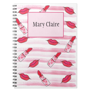 Lipstick Journal Planner Organizer Notebook