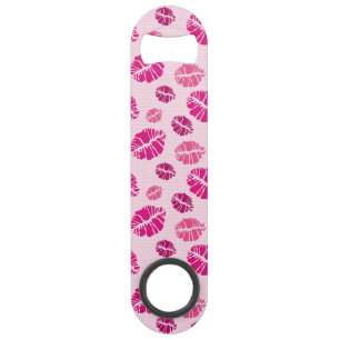 Lipstick Kiss Shape Print Pattern Speed Bottle Opener