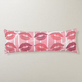 Lipstick Kisses Body Pillow