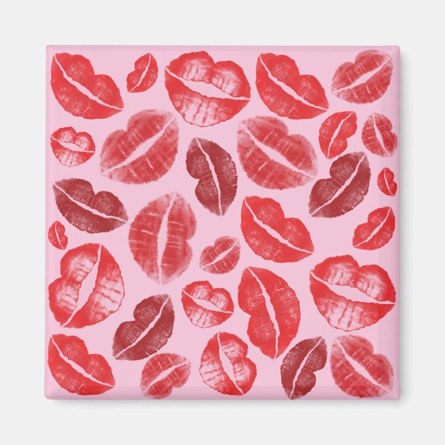 Lipstick Kisses Magnet (Front)