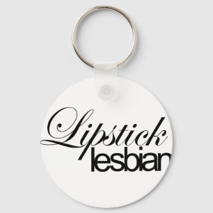 Lipstick Lesbian Keychain