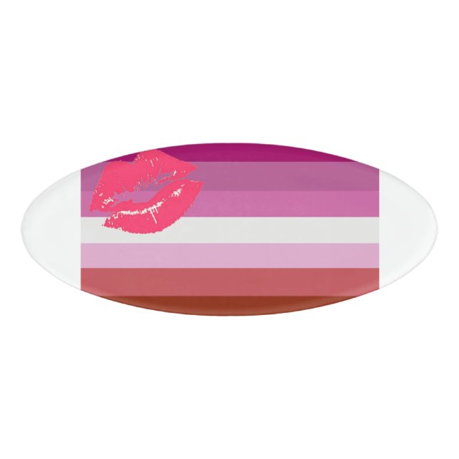 Lipstick_Lesbian Name Tag (Front)