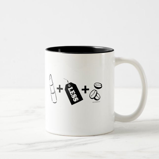 Lipstick Lesbian Two-Tone Coffee Mug (Right)