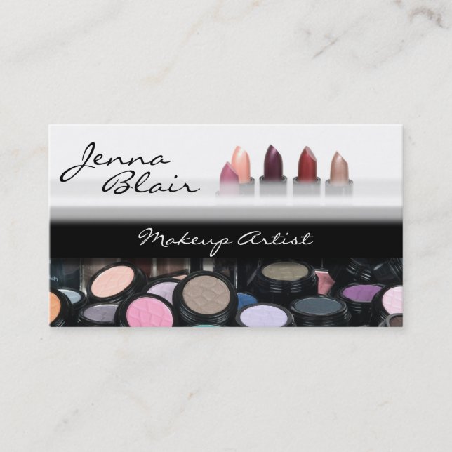 Lipstick Makeup Artist Business Card (Front)