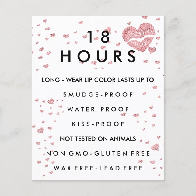 Lipstick Makeup Distributor Flyer (Front)