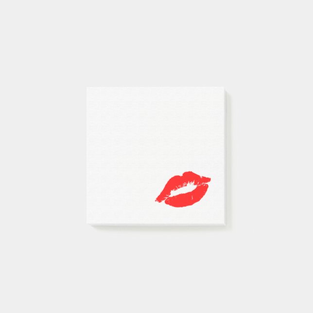 Lipstick Mark Post-it Notes (Front)