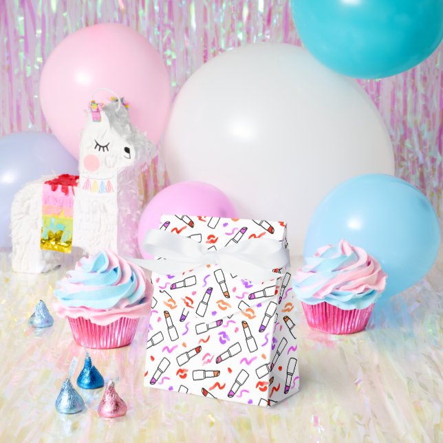 Lipstick Pattern Favor Box (Party)