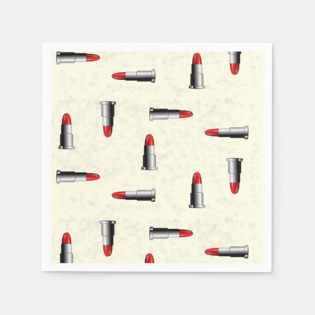 lipstick pattern napkin (Front)