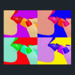 Lipstick - pop art poster<br><div class="desc">A beautiful and original pop art. that will give a splash of color to your house or office.</div>