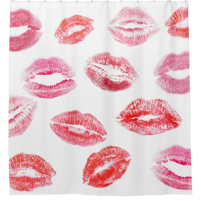 Lipstick prints: diverse women's lips. (Front)