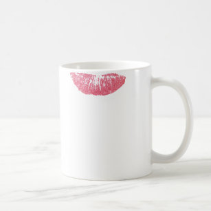 Lipstick stain coffee mug