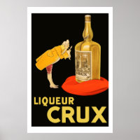 Liqueur Crux 1923 (Restored vintage french Ads)