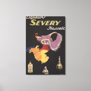 Liqueurs Severy Hasselt Promotional Poster Canvas Print