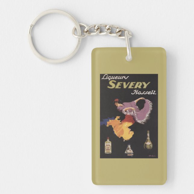 Liqueurs Severy Hasselt Promotional Poster Keychain (Front)