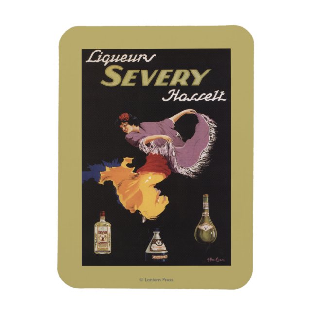 Liqueurs Severy Hasselt Promotional Poster Magnet (Vertical)