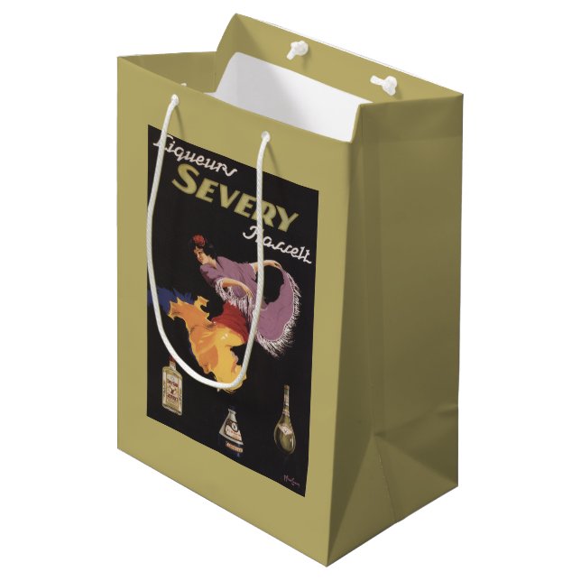Liqueurs Severy Hasselt Promotional Poster Medium Gift Bag (Front Angled)