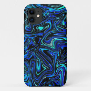 Liquid Abstract Textures Background Wave Pattern iPhone 11 Case