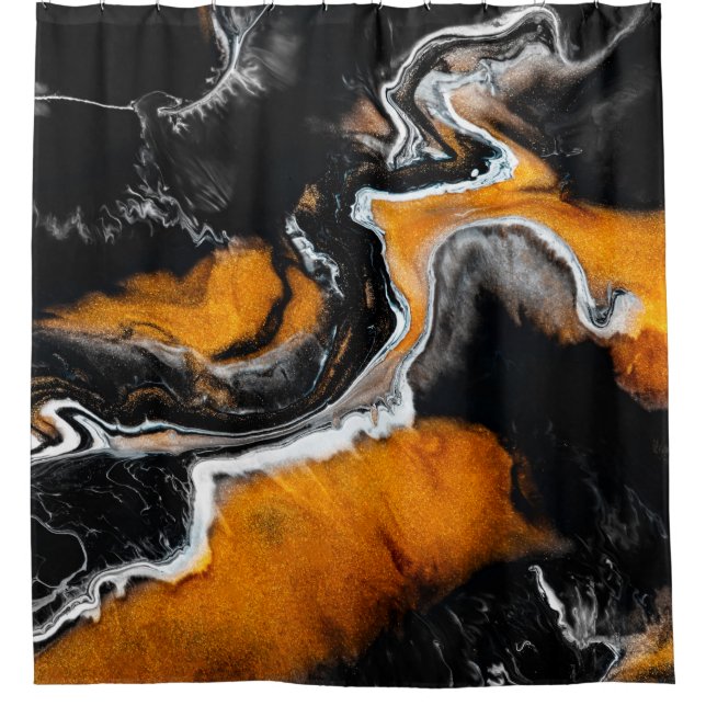 Liquid acrylic picture with artistic mixed paints (Front)