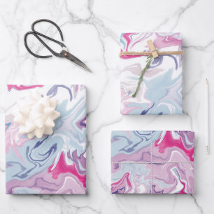 liquid acrylic wrapping paper sheet