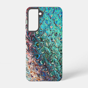 Liquid Blue Gel Abstract Samsung Galaxy Case