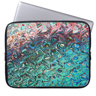 Liquid Blue Gel Laptop Sleeve