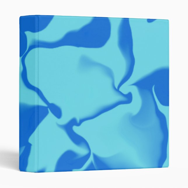 Liquid Blue Waves #1 Binder (Front/Spine)