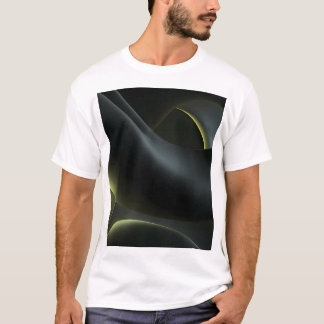 Liquid Chrome Abstract: Dark Iridescence T-Shirt