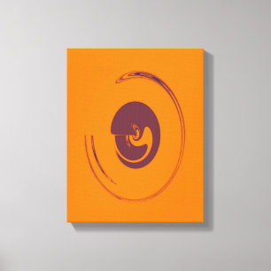Liquid Circles - Wrapped Canvas