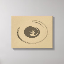 Liquid Circles - Wrapped Canvas