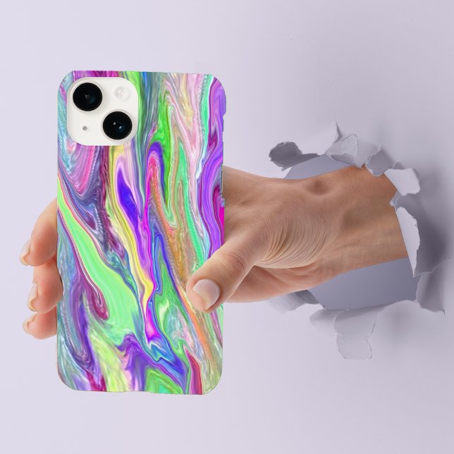 Liquid Colour Abstract Swirl Case-Mate iPhone Case (Creator Uploaded)