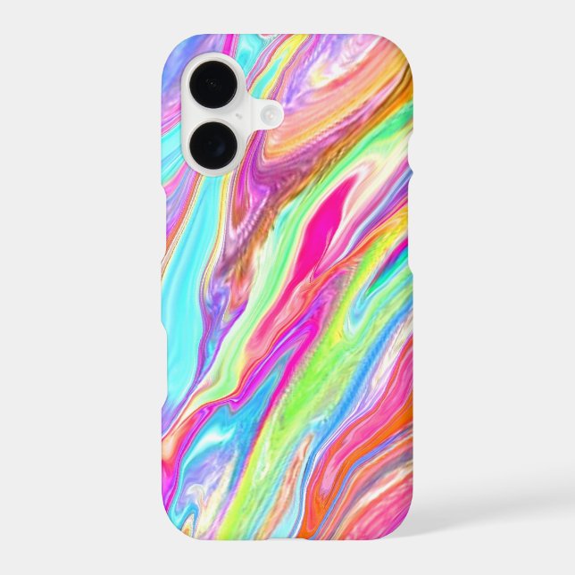 Liquid Colour Neon Abstract (Back)