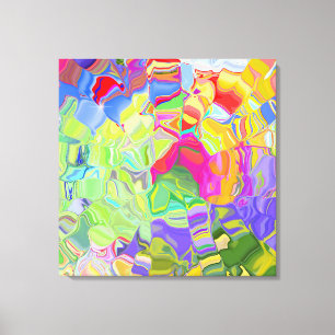 Liquid Colour Wrapped Canvas Print
