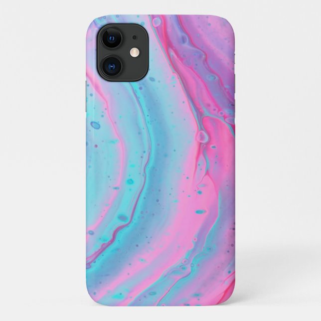 Liquid Cotton Candy Case-Mate iPhone Case (Back)