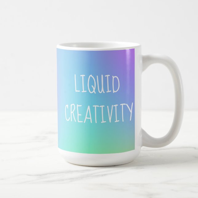 Liquid Creativity Rainbow Gradient Mug (Right)