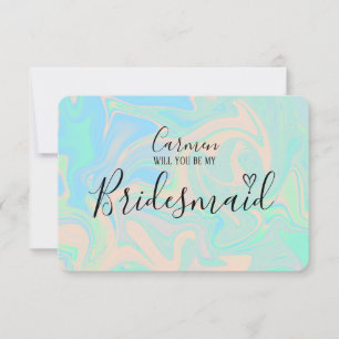 Liquid faux holographic iridescent texture