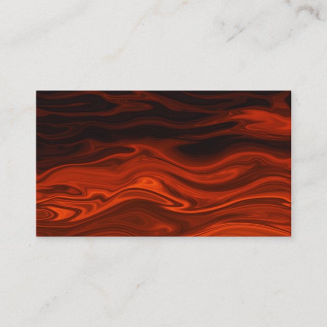 Liquid Fire by Shirley Taylor Business Card (Front)