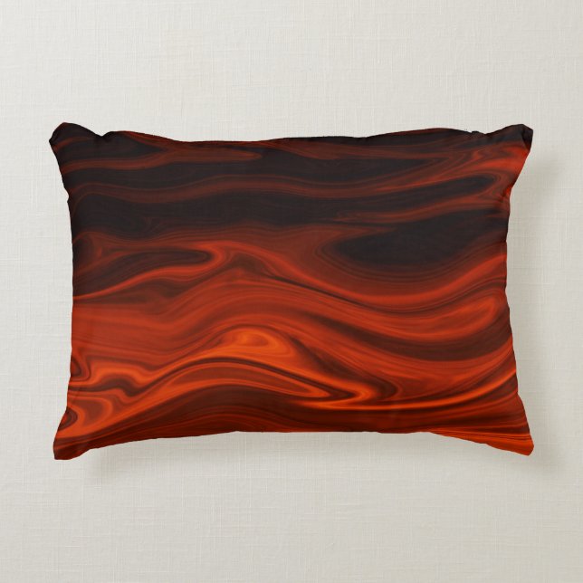 Liquid Fire by Shirley Taylor Decorative Pillow (Front)