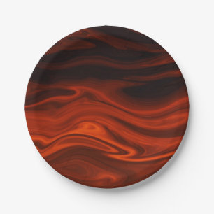 Liquid Fire by Shirley Taylor Paper Plate