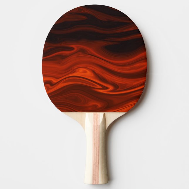 Liquid Fire by Shirley Taylor Ping Pong Paddle (Front)